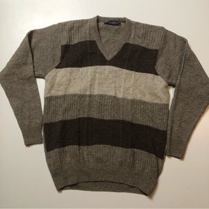 Vintage Oxford Mens 100% Lambswool Sweater Medium